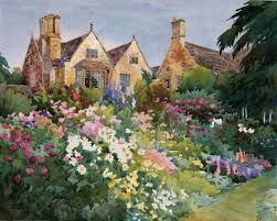 Most relevant best selling latest uploads. Hidcote Garden Cotswolds Cottage Art Garden Artwork Garden Painting