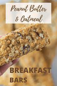 Breakfast Bar Recipe With Peanut Butter Recipe In 2021 Breakfast Bars Recipe Peanut Recipes Bars Recipes