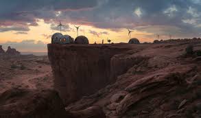 Artstation Canyon Village Sergey Vasnev Desert village | steampunk city, fantasy city, fantasy. artstation canyon village sergey vasnev