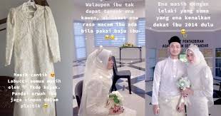 Di sini kami sertakan 29 tema dan kombinasi warna terbaik untuk baju bridesmaid cantik. Rasa Macam Ibu Ada Pengantin Perempuan Sebak Sarung Baju Kahwin Milik Arwah Emak Di Majlis Pernikahannya Kashoorga
