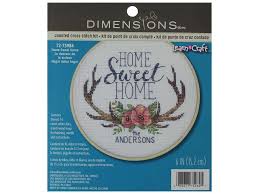 With over 200 designs, you'll find something here that is perfect for your next cross stitch project. Dimensions Cross Stitch Kit 6 Home Sweet Home Createforless