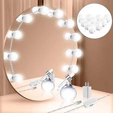 These are the best vanity lights that you can. Buy Vanity Mirror Lights Kit Hollywood Style Led Vanity Lights Makeup Lighting Fixture Strip With 10 Dimmable Light Bulbs Dimmer Usb Phone Adapter Charger For Makeup Vanity Table Bathroom Dressing Room Online