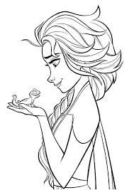 Most likely, you know all of us, therefore we offer to be friends. Elsa And Bruni Frozen 2 Coloring Page Free Printable Coloring Pages For Kids