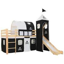 Utilisé comme lit mezzanine , ce lit convient aux enfants à partir de ans. Tente De Lit Mezzanine Toboggan Cdiscount