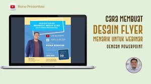 Contoh brosur yang salah contoh bow. Cara Membuat Flyer Webinar Atau Seminar Online Yang Keren Dan Menarik Menggunakan Powrpoint Rona Presentasi