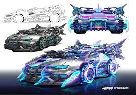 artstation 赛博朋克战车 覃强in 2021 sci fi artwork art