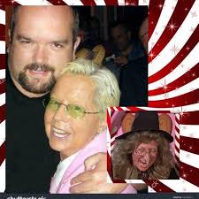 Here I am with the birthday girl, Billie Hayes. She is best known as  Witchiepoo from 'H.R. Pufnstuff' but we also know her as the Wicked Witch  from Season Eight's “Hansel and