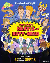 An all-new season of Mike Judge's Beavis and Butt-Head premieres on Comedy  Central September 3rd! 🔥🤘 #BeavisandButtHead