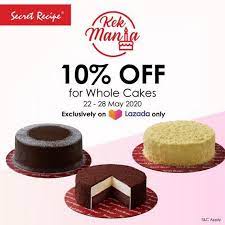 As the leading and largest café chain in malaysia, secret recipe grew rapidly and currently operates more than 440 outlets, across the region, including malaysia, …. 22 28 May 2020 Secret Recipe Kek Mania Promotion On Lazada Everydayonsales Com