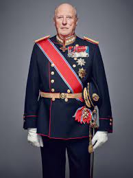 Norwegian post ship route with kong harald. Congratulations The Royal House Of Norway