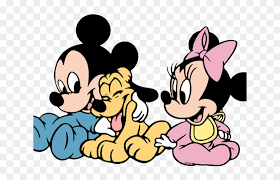 Download baby mickey mouse png and use any clip art,coloring,png graphics in your website, document or presentation. Baby Clipart Pluto Mickey Y Minnie Baby Png Transparent Png 640x480 2253620 Pngfind