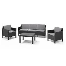 The underlying premise behind every keter product is to improve people's daily lives. Buy 5 Seat Keter Chicago Sofa Set Grey Online At Cherry Lane