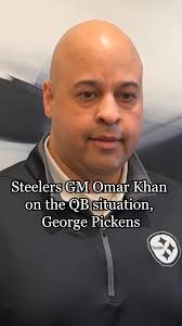 Steelers general manager Omar Khan spoke to media Tuesday at the NFL  Combine in Indianapolis. Hear what he had to say about the Steelers' plans  at quarterback, wide receiver and more., Read more ...