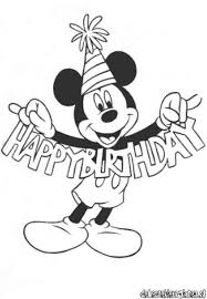 Mickey Mouse Coloring Page Mickeymouse29 Mickeymousebirthdaypartyideas1st Geburtstag Malvorlagen Alles Gute Zum Geburtstag Disney Mickey Maus 1 Geburtstag
