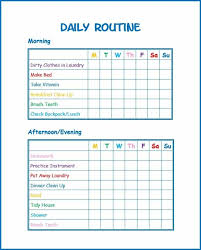 Use This Free Kids Daily Routine Printable To Develop Good