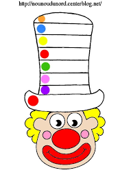 Liste De Mes Coloriages Clowns Coloriage Clown Artisanat De Clowns Gommette