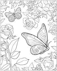 Welcome To Dover Publications Butterfly Coloring Page Designs Coloring Books Flower Coloring Pages