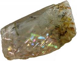 9 80 Cts Rainbow Lattice Sunstone Rough Australia F6722 Lattice Sunstone Gems And Minerals