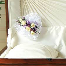 Red flowers, however, are considered poor funeral flower etiquette and should be avoided. Lavender And White Satin Heart Casket Pillow Plantshed Com