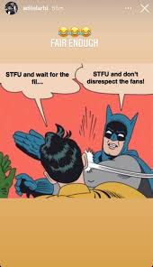 Batgirl director on the people that said that the meme he posted was  “attacking fans” : r/DC_Cinematic