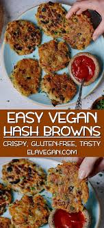 Crispy Homemade Vegan Hash Browns With Only A Few Ingredients These Potato Pancakes Are Als In 2020 Whole Food Recipes Delicious Vegan Recipes Vegan Breakfast Recipes
