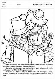 Dia do livro público alvo: Atividades Dia Do Livro Infantil Monteiro Lobato Atividades Para Imprimir So Escola