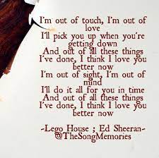 I think i'll love you better now firithariel. Song Quotes Lyrics On Twitter And Out Of All These Things I Ve Done I Think I Love You Better Now Https T Co Go4cqhevnq