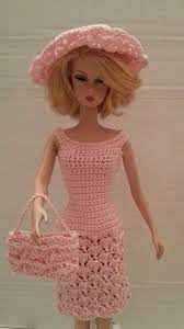 ooak crochet dress for silkstone barbies barbie giysi kaliplari barbie giysileri krose