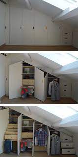 Armadio per mansarda, angolare, su misura. Armadio In Mansarda Okapi Mobili Su Misura Armadio Mansarda Camera Loft Mansarda