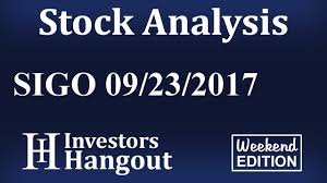 Sigo Stock Analysis 09 23 2017