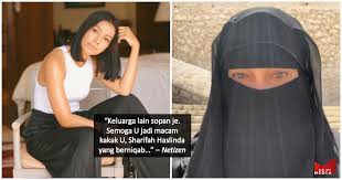 Tidak lama selepas itu, adik kepada pelakon sharifah shahirah ini memuatnaik posting susulan yang mana kelihatan dia beraksi menutup dada dengan tangannya. Penampilan Dibandingkan Dengan Kakak Berniqab Sharifah Sakinah Sekolahkan Netizen