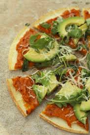 Remove all packaging from crust and place upside down on a sheet pan. Trader Joe S Cauliflower Crust Pizza Recipes Well Good Cauliflower Pizza Crust Recipe Cauliflower Crust Pizza Pesto Pizza Recipe