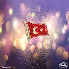 iar turk bayrakli altin rozet rozet turkbayrakli altin bayrak iar kuyumcukent rozet bayrak altin
