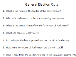 For many people, math is probably their least favorite subject in school. General Election Quiz Election Parliament Government Politics Teaching Resources