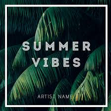 Theo — summer vibe 05:05. Summer Vibes Album Art Vorlage Postermywall