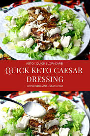A Recipe For Creamy Caesar Dressing That Is Keto Friendly Delicious And Super Easy To Make Simply Creamy Caesar Dressing Recipe Keto Diet Vegetables Recipes