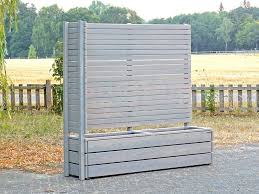 Sichtschutz Nach Mass Als Ecke Mit Pflankasten Holz Lang L Wetterfestes Holz Douglasie Oberflache Transparent Pflanzkasten Rankgitter Sichtschutz Im Freien