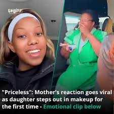 A mother went viral after seeing her daughter wear makeup for the first  time. Her reaction caught everyone's attention. Details in comments. Photo  source: Tiktok/aphiiiwe_m A woman celebrated her daughter's first makeup
