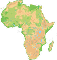 This blank physical map shows the topography of africa without any annotations at all. Africa Map Rivers Stock Illustrations 3 930 Africa Map Rivers Stock Illustrations Vectors Clipart Dreamstime