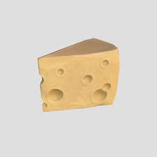 Low Poly Cartoon Cheese 3d Model 3d Model Low Poly 3d Model Poly