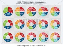 Many Type Pie Chart Vector Photo Free Trial Bigstock