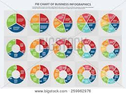 many type pie chart vector photo free trial bigstock