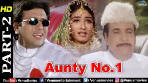 Aunty No 1 Part 2 Govinda Raveena Tandon Kader Khan Superhit Bollywood Comedy Scenes Youtube