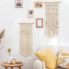 Easy macrame owl wall hanging tutorial for beginners & beyond. Boho Macrame Wall Hanging Decor 100 Pure Rope At Best Price The Bazaarist