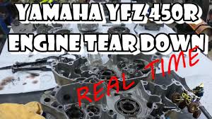 First edition, may 2003 all 1 general information 2 specifications 3 periodic checks and adjustments 4 engine 5 cooling symbols n to o in the exploded diagrams indicate where to apply a locking agent n and when to. Yamaha Yfz 450r Engine Tear Down Real Time Youtube
