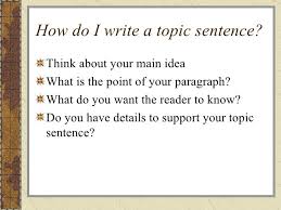 Topic And Concluding Sentences Powerpoint Topic Sentences Paragraph Writing Topics Writing Topics
