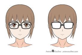 How To Draw Anime Manga Glasses Animeoutline Male, ethnic revision open rhinoplasty case example. how to draw anime manga glasses