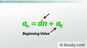 See full list on courses.lumenlearning.com How To Find And Classify An Arithmetic Sequence Video Lesson Transcript Study Com