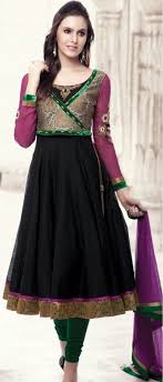 Black And Pink Combination Salwar Suit Pin By Sree Vidya On Kurtis Salwar Kameez Chudidaar Indian Dresses Online Indian Dresses Fashion