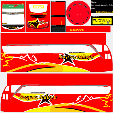 Menyajikan informasi seputar bus di indonesia. Livery Bussid Po Sugeng Rahayu Sticker By Ardika983